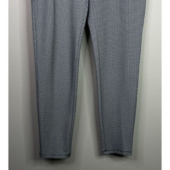 Chico's Knit Pull On Mini Geo Print Ankle Leggings Women's Size 8 - Picture 6 of 9